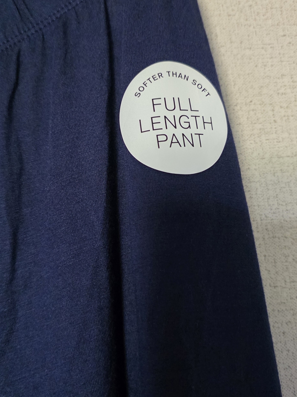 Essentials Women's Navy Wide-Leg Joggers - Picture 3 of 4